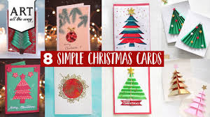 #christmascards #cards #greetingcards 20 diy handmade christmas card ideas | easy christmas greeting card making ideas by aloha cra. 8 Simple Christmas Cards Christmas Gift Ideas Handmade Cards Youtube