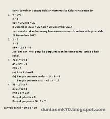 Kunci jawaban senang belajar matematika kelas 4 halaman 8. Kunci Jawaban Buku Senang Belajar Matematika Kelas 4 Kurikulum 2013 Revisi 2018 Halaman 54 55 60 63 66 67 69 71 72 Dunia Smk