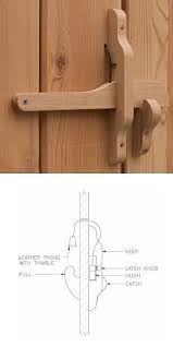 Loquet En Bois Pour Fermer Ses Portes Avec Style Woodworking Projects Wood Projects Woodworking Techniques
