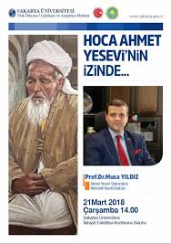 Yesi şehrinde ilim ve terbiye tahsiletmiştir. Sakarya Universitesi Turk Dunyasi Uygulama Ve Arastirma Merkezi Duyuru Konferans Hoca Ahmet Yesevi Nin Izinde