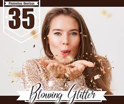 Buy 35 Blowing Glitter Overlays, Wedding Birthday Holiday Confetti,  Photoshop Overlays, Glitter Dust, Digital Backdrop, Photo Effect, Png File  Online in India