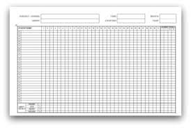 Attendance sheet template for students and employees. Monthly Attendance Sheets