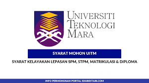 Hanya calon yang tidak berjaya mendapat tawaran & mendapat program sijil sahaja yang boleh membuat rayuan. Syarat Kelayakan Mohon Uitm 2021 Lepasan Spm Stpm Matrikulasi Diploma Edu Bestari