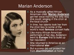 Discover 32 marian anderson quotations: Ppt Marian Anderson Powerpoint Presentation Free Download Id 2200903