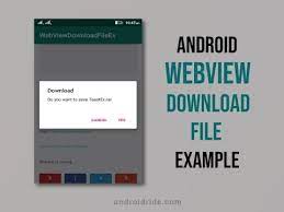 안드로이드에서 웹뷰를 통한 apk 파일 다운로드 및 제어. Android Webview Download File Example Demo Youtube