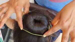 Extra small hair bun maker for kids, 6 pcs chignon hair donut sock bun form for girls, mini hair doughnut shaper for short and thin hair (small size 2 inch, dark brown) 4.5 out of 5 stars 547 $6.98 $ 6. Classic Donut Bun Hairstyle For Very Short Hair Quick Easy Bun Hairstyle At Home Youtube