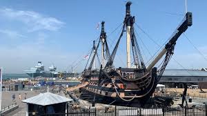She is part of british naval forces in the caribbean. Hms Victory Afloat Again For The First Time In Nearly 100 Years Newsroom Bae Systems International