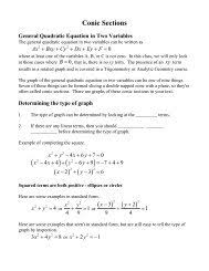 A collection of english esl worksheets for home l. Conic Sections In Cartesian And Polar Coordinates