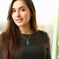 GAVU Collana Dorata Donna con Ciondolo Croce Bicolore, Collana Croce Donna  in Acciaio Inox Placcato Oro 18k, Regalo Cresima : Amazon.it: Moda