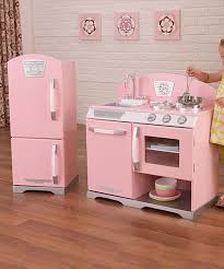 Take A Look At This Pink Stove Refrigerator Retro Kitchen Set Today Wooden Play Kitchen Kitchen Refrigerator Play Kitchen Sets