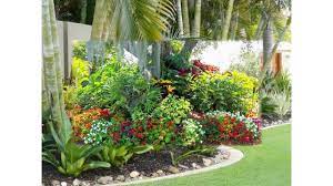 Fill it with tropical plants like the egyptian papyrus, elephant ears, canna. Small Tropical Garden Ideas Youtube
