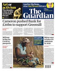 One person found this helpful. The Guardian On Twitter Guardian Front Page Friday 23 April 2021 Cameron Pushed Bank For 20bn To Support Greensill