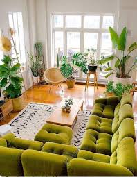 Lots Of Light Lots Of Green Home Decoraiton In 2020 Interior Design Living Room Warm Living Room Green Home Decor