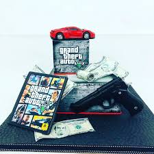Gta5 Cake By Cindy Sauvage Minnie Mouse Cake Cake Themed Cakes