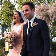 Los angeles, actress mandy moore ditched the classic white wedding dress and chose the colour blush pink for her wedding. Mandy Moore Wedding Dress Popsugar Fashion