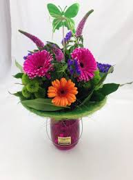 Gerberas Vase Flower Arrangement Flowers Florist Flower Shop Florist Shop Unforgettable Flower Vase Arrangements Same Day Flower Delivery Flower Delivery