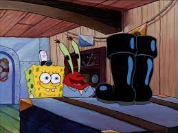 In production order, this is the first episode to include the background fish. Squeaky Boots Item Encyclopedia Spongebobia Fandom