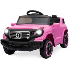 Store indoors when not in use. Best Choice Products 6v Kids Ride On Car Truck W Parent Control 3 Speeds Led Headlights Mp3 Player Horn Pink Walmart Com Walmart Com