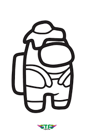 Print nightmare fredbear scary fnaf coloring pages fnaf world coloring pages all characters free size. Easy Among Us Character Coloring Page For Kids Coloring Pages For Kids Coloring Pages Easy Coloring Pages