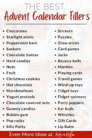 Adult Advent Calendar Fillers