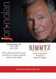 Tonight at Kimmyz Secret Saloon. Kenny James. Live at 7pm.