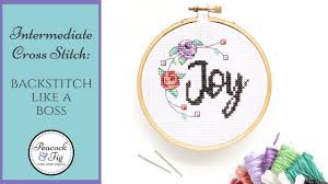 Free frozen snowflake cross stitch pattern. Cross Stitch Tutorial For Beginners 2 Stitching A Cross Stitch Youtube