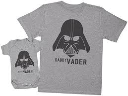 Baby Vader Daddy Vader Passende Vater Baby Geschenkset Herren T Shirt Baby Strampler Baby Body Mit Di Vater Und Kind Baby Geschenkset Vater Und Sohn