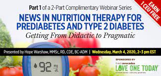 Commission on dietetic registration the credentia ling agency for the academy of nutrition and dietetics. Webinar News In Nutrition Therapy For Prediabetes And Type 2 Diabetes Getting From Didactic To Pragmatic Part 1 Second Century Education