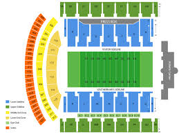 Seating Chart M M Roberts Stadium Hattiesburg Mississippi