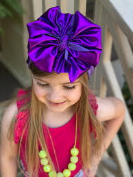 Baby Head Wrap Purple
