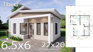 We add brand new house plan designs to this collection every week. Small House Plans 6 5x6 Meter 22x20 Feet Pdf Floor Plans Pro Home Decors