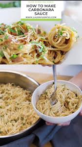The Best Carbonara Sauce Recipe Recipe In 2020 Spaghetti Recipes Easy Carbonara Sauce Carbonara Sauce Recipe