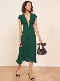 Riegan Dress Dresses Glamour Dress Green Summer Dresses
