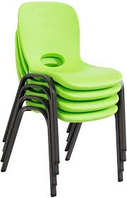 The color scheme, furniture and accessories that you choose will help determine your interior decorating style. Amazon Com Lifetime 80473 Kids Stacking Chair 4 Pack Lime Green Garden Outdoor