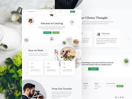 Catering Homepage Design Homepage Design Catering Website Design