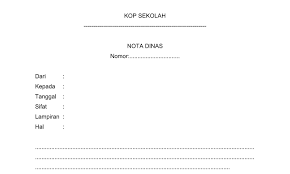 Pada nota rangkap lembar keduanya berbahan karbon yang berfungsi untuk memudahkan. Download Contoh Nota Dinas Pada Administrasi Tata Usaha Sekolah Tu Format Microsoft Word Doc Administrasi Perpustakaan Sekolah