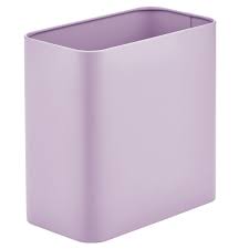Maybe you would like to learn more about one of these? Mdesignsmall Modern Metal Rectangular Trash Can Garbage Bin In Light Purple 5 5 X 10 25 X 10 25 By Mdesign Dailymail