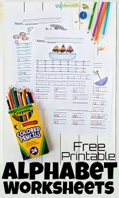 This is a growing collection of free printables for preschoolers, designed for ages approximately 3 & 4 years old.you can also browse through our toddler printables and kindergarten printables. Free Printable Alphabet Worksheets