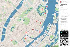 Przesyłka mapy to specjalna kartonowa tuba z bezpłatnym transportem przez ups. Copenhague Mapa Turistico Para Imprimir Sygic Travel