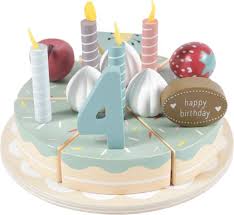 Bol Com Little Dutch Houten Verjaardagstaart Xl Vanaf 3 Jaar