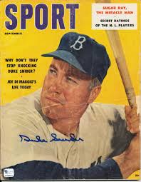 Duke Snider MLB Original Autographed Magazines for sale