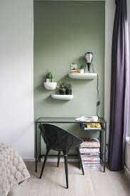 histor parallel muurverf mat thuisdecoratie kantoor aan huis decor binnenhuisarchitect