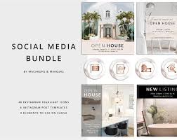 46 Real Estate Instagram Story Icons Instagram Post Template Instagram Story Real Estate