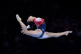 Lee assured her spot on the women's gymnastics team by placing second at the olympic trials, reports nbc sports. Sunisa Lee Usa Floor World Gymnastics Stuttgart 2019 Images Gymnastics Posters