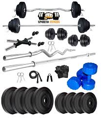 Gym equipments kit combo (40 kg) for home gyms hashtag 40 kg home gym set package contains: Sporto Fitness Plastic Pvc Home Gym Combo Set 20 Kg Multi Buy Online In Zimbabwe At Desertcart Co Zw Productid 174591646