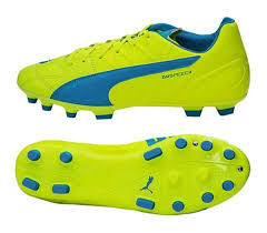 details about puma men evo speed 3 4 leather ag cleats lime soccer football spike 103268 04