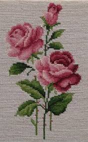 Chinese motif bird and rose fabric: 21 Cross Stitch Flowers Pattern Ideas Cross Stitch Flowers Cross Stitch Cross Stitch Designs