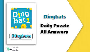 Dingbats are visual word puzzles of a famous phrase or saying. Dingbats Daily Puzzle Answers All Days Updated Daze Puzzle