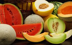 Varietes De Melons Jaune Vert Galia Et Charentais Brode Dossier