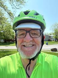 Riding outdoors in the neighborhood